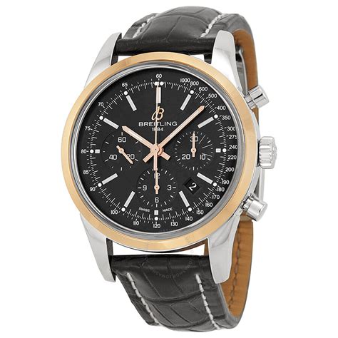 breitling geneve transocean black dial|breitling transocean.